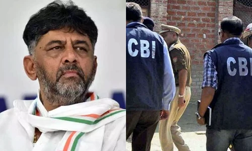 കര്‍ണാടക കോണ്‍ഗ്രസ് അധ്യക്ഷന്‍ ഡി.കെ ശിവകുമാറിന്റെ വീടുകളില്‍ സി.ബി.ഐ റെയ്ഡ് ; നിര്‍ണായക രേഖകള്‍ ലഭിച്ചെന്ന് സി.ബി.ഐ