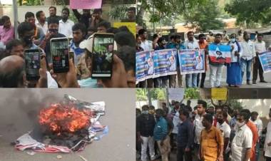 രജനിക്കെതിരെ പ്രതിഷേധവുമായി ആരാധകര്‍; പലയിടത്തും കോലം കത്തിച്ചു, രജനിയുടെ വീടിന് മുന്നിലും പ്രതിഷേധം