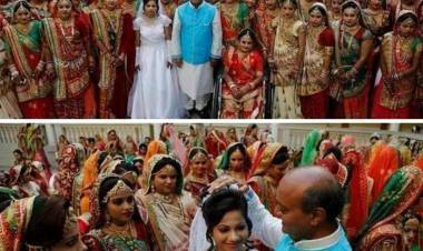 251 പെൺമക്കളെ  വിവാഹം കഴിപ്പിച്ച് സൂറത്തിലെ വജ്ര  വ്യവസായി 