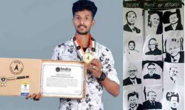 വായകൊണ്ട് വരതീര്‍ത്ത അശ്വന്തിന് ഇന്ത്യ ബുക്സ് ഓഫ് റെക്കോഡ്