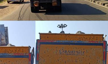 ദേശീയപാതയിൽ അപകടം വിതറി ടോറസുകൾ