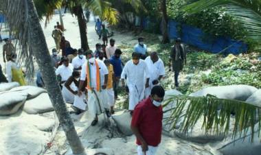 ചെല്ലാനം നിവാസികളുടെ പ്രതിഷേധത്തിന് ഐക്യ ദാര്‍ഢ്യവുമായി കെ.സുരേന്ദ്രന്‍