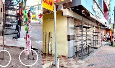 കുമ്പഴയില്‍ ഭൂമാഫിയായുടെ അഴിഞ്ഞാട്ടം ; മന്ത്രി വീണാ ജോര്‍ജ്ജിന്റെയും സി.പി.എം ജില്ലാ സെക്രട്ടറിയുടെയും പേരുപറഞ്ഞ് പുറമ്പോക്ക് കയ്യേറ്റം ; റോഡ്‌ നിര്‍മ്മാണം തടസ്സപ്പെടുത്തി