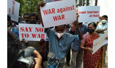 തെരുവ് മക്കൾ യുദ്ധവിരുദ്ധ സംഗമം നടത്തി .