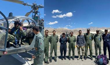 16,800 അടി ഉയരത്തില്‍ അകപ്പെട്ട ഇസ്രയേല്‍ പൗരനായ അടല്‍ കഹാനയെയാണ് വ്യോമസേന രക്ഷിച്ചു