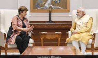മഹാമാരിക്കിടയില്‍ ഇന്ത്യയുടെ സാമ്പത്തിക വീണ്ടെടുപ്പ് ; പ്രധാനമന്ത്രിയെ അഭിനന്ദിച്ച് ഐഎംഎഫ് ഡയറക്ടര്‍ ക്രിസ്റ്റലീന ജോര്‍ജിവ