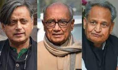 ദിഗ് വിജയ് സിങ് പിന്‍മാറി ഇനി മത്സരം ശശി തരൂരും അജയ് ഗെഹ്‌ലോട്ടും തമ്മിലോ?