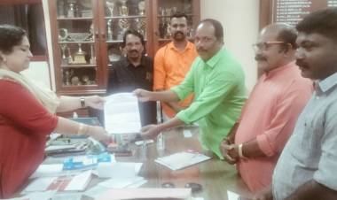 Dr BR, അംബേദ്കറുടെ ഛായാചിത്രത്തോടു് അയിത്തം, പ്രതിക്ഷേധിച്ച് BJP പട്ടികജാതി മോർച്ച