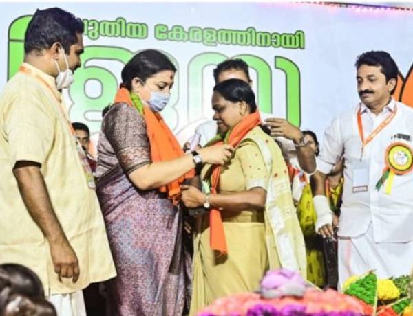 സിപിഐഎം നേതാവ് മിനര്‍വ്വ മോഹന്‍ ബിജെപിയില്‍; പാര്‍ട്ടി വിട്ടത് മൂന്നുതവണ പഞ്ചായത്ത് പ്രസിഡന്റായിരുന്ന നേതാവ്