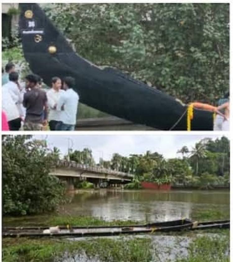 വലിയ പെരുമ്പഴ കടവില്‍ ചെന്നിത്തല കരയുടെ പള്ളിയോടം മറഞ്ഞ് പ്ലസ് ടു വിദ്യാര്‍ത്ഥി മരിച്ചു