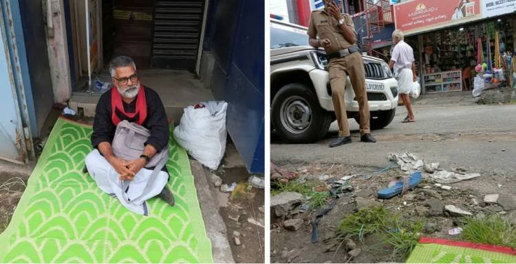 മണപ്പുറം ഫിനാൻസിൽ കുത്തിയിരിപ്പു സമരം നടത്തി, ജനകീയ സമര നായകൻ,, സഖാവ് :വിളയോടി ശിവൻകുട്ടി,